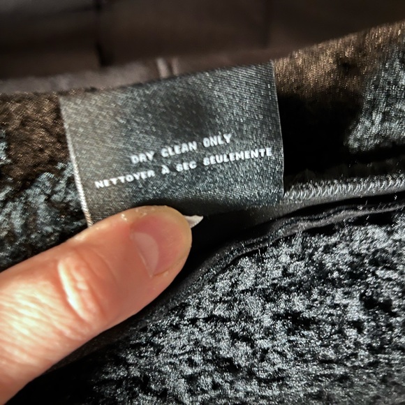 Cole Haan Signature Faux Fur Shearling Black Coat - Picture 8 of 8